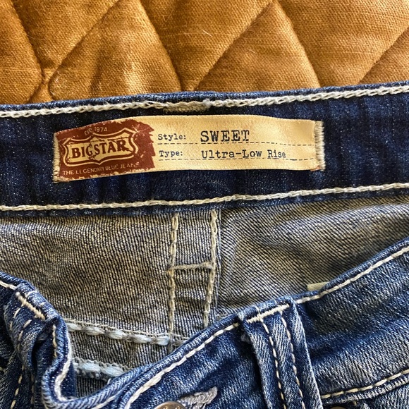 Big Star Sweet Ultra-Low Rise crop jeans - Picture 10 of 11